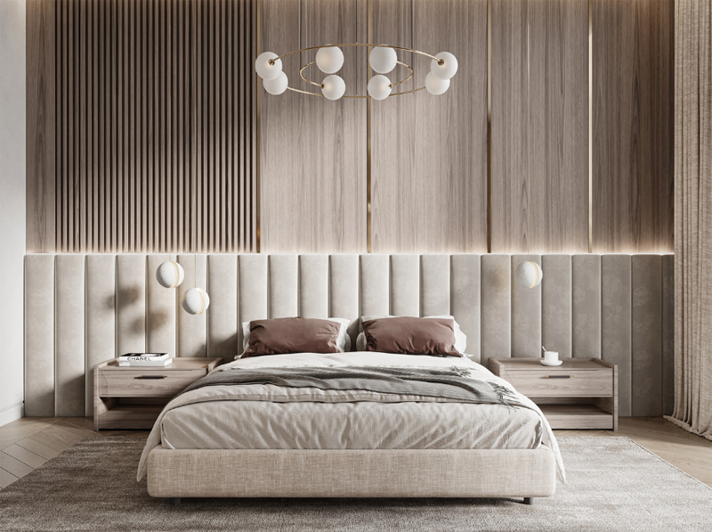 Mẫu nội thất 20m2 sang trọng với phong cách Tân cổ điển
