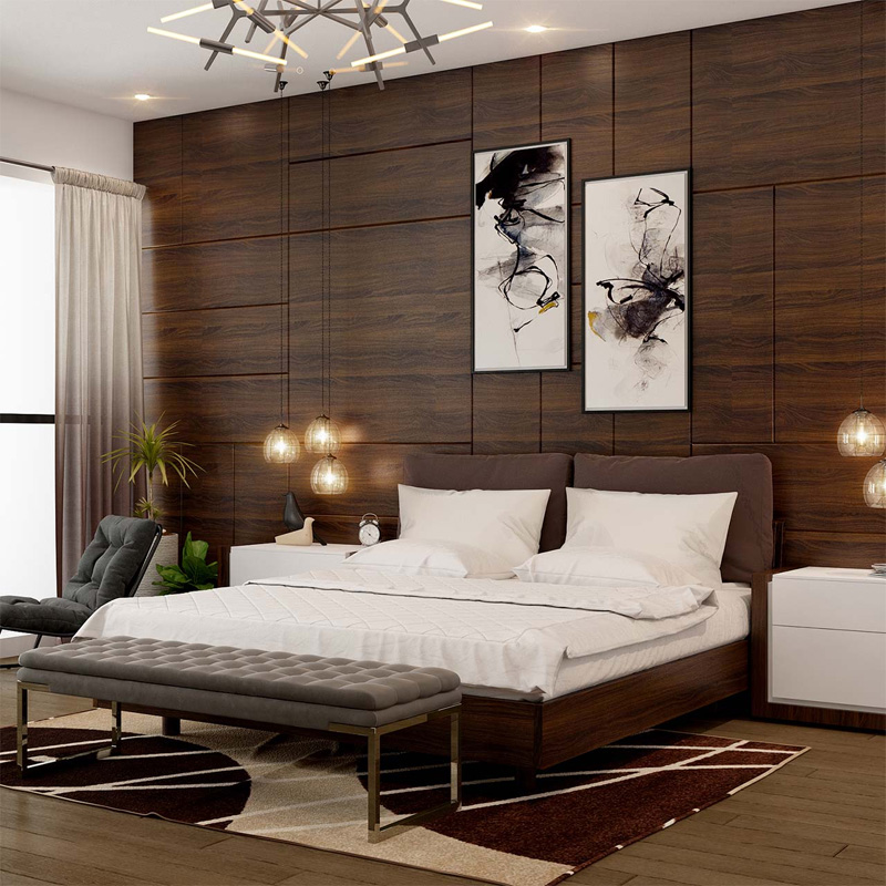Giường ngủ gỗ công nghiệp có giá thành phải chăng, phù hợp với nhiều người dùng