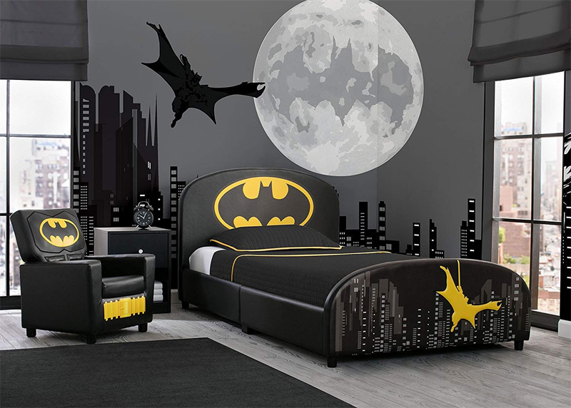 Trang trí phòng ngủ trẻ em với hình Batman